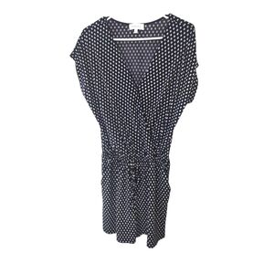 NWOT Gilli Navy and Cream Patterned Jumper, S